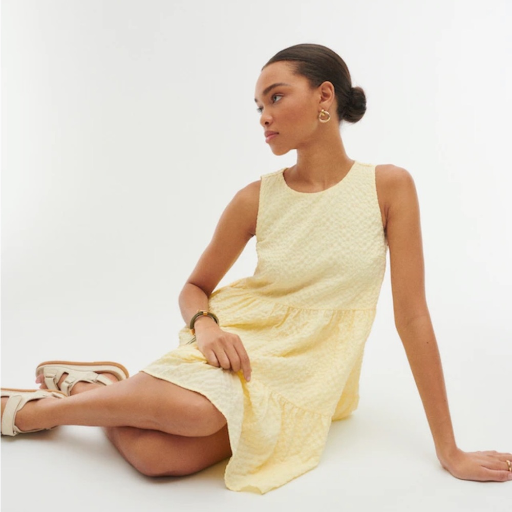 Abercrombie Seersucker Trapeze Mini Dress